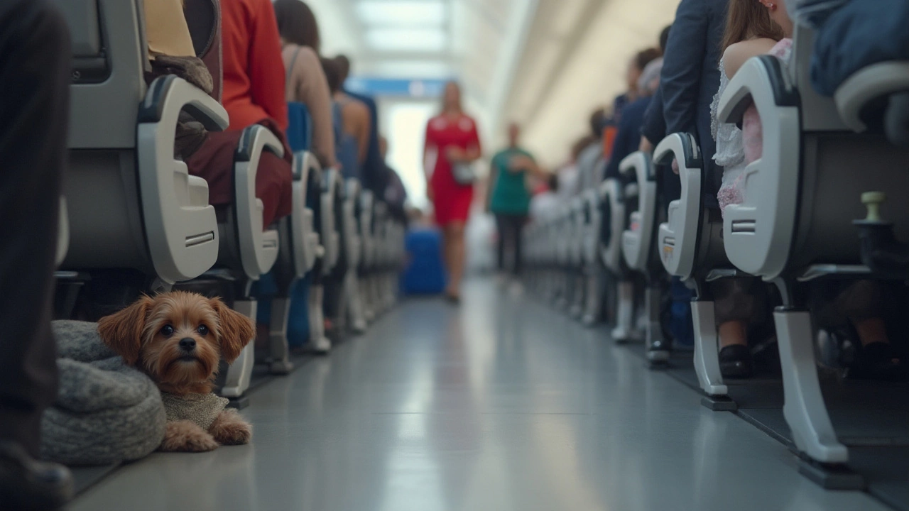 Flying with Pets: Can a 30-Pound Dog Fit Under an Airplane Seat?