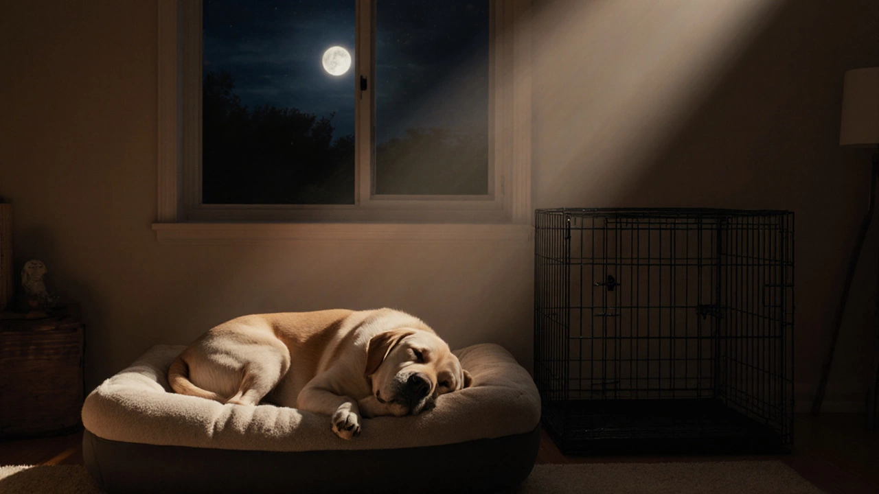 When to Stop Crating a Dog at Night?